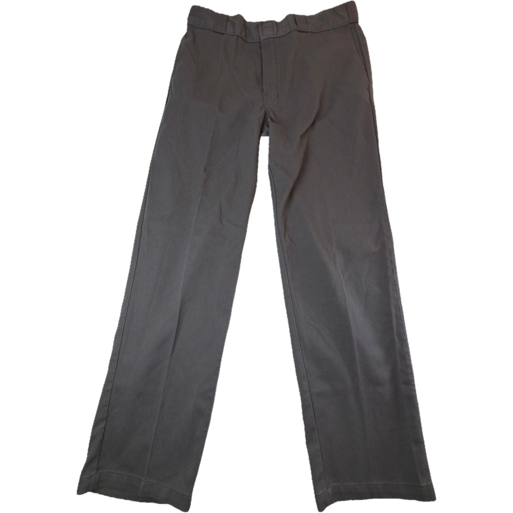 Dickies 874 Original Fit Flex Work Pants Mens 31x30 Gray Straight Leg